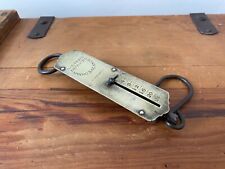 ANTIQUE GROCERS BUTCHERS SLATERS IMPROVED SPRING BALANCE HAND SCALE