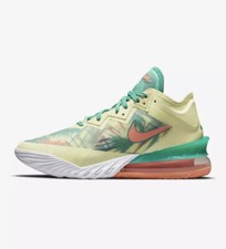 Nike UNISEX Lebron XVIII 18 Low TRAINERS Lime Mango CV7562 300 EUR39 UK6 UK5.5