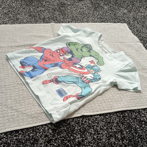 Marvel boys light blue - marvel, t-shirt