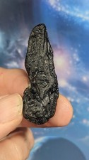 Large Tektite Meteorite Teardrop Supplied in Box with Information 52x18mm