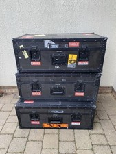 3x Genuine Carbon Fibre Flight Boxes Photography Storage Plane suitcase peli