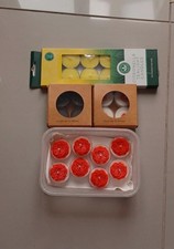 Tealights bundle pack of x4 boxes Hearts Black Tealights Citronella Rose