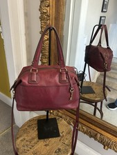 Fossil Red Leather Handbag