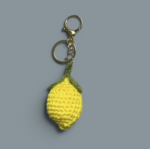 Handmade crochet mini lemon - handmade,
