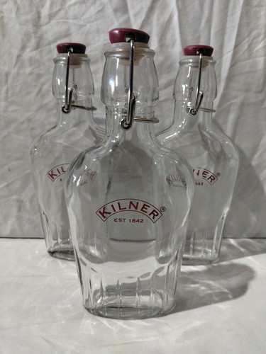 Kilner clip top sloe gin - top, glass