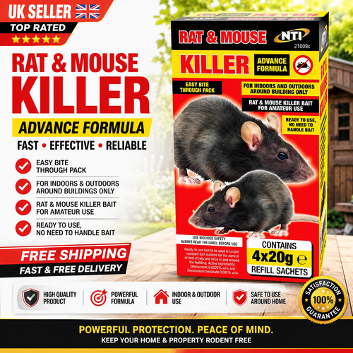 Rat mouse poison bait max - rat,