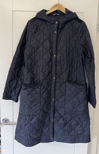 Ladies barbour navy long line - ladies,