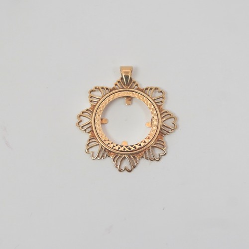 9ct gold half sovereign - half, coin