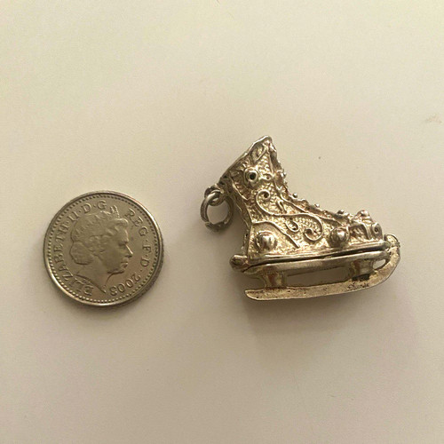 Sterling silver ice - ice, skate