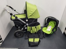 Osann Beebop Pushchair Pram Ex Display From Birth To 3 Complete Lime Package