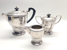 Superb Set of 3 Silver Plated