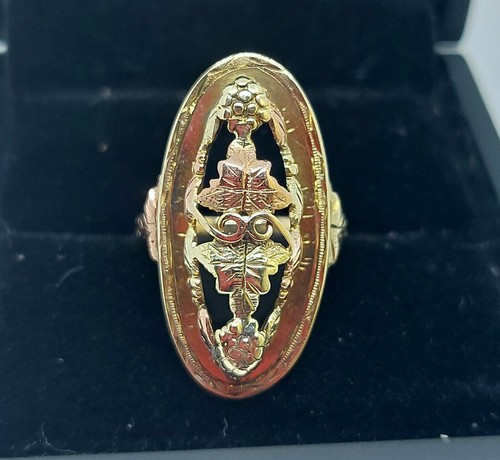 18ct mixed red and - yellow, gold