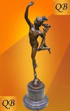 ART DECO BRONZE MERCURY FIGURE