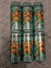Rockstar Energy Drink Watermelon 6 Cans 500 Ml Each Best Before 05/25