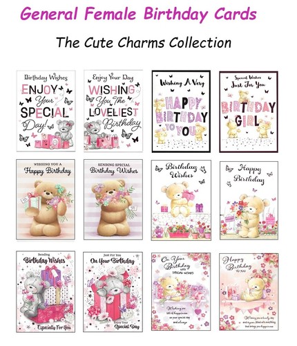 General female birthday cards - female,