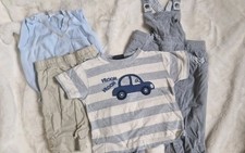 Boys Age 6-9 Mth And 9-12 Month Clothes Bundle, Baby Boy Clothes Set Age 6-12mth