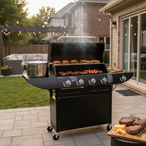 Barbecue bbq grill gas - grill, 5
