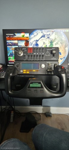Saitek flight yoke with - saitek,
