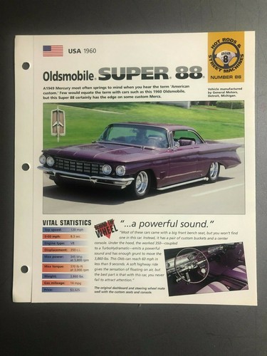 1960 oldsmobile super coupe - super,
