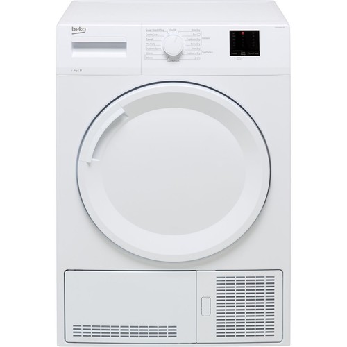 Beko dtkce80021w 8kg condenser - 8kg,