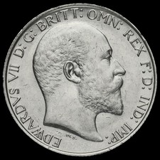 1903 Edward VII Silver Florin, Scarce, G/EF #2