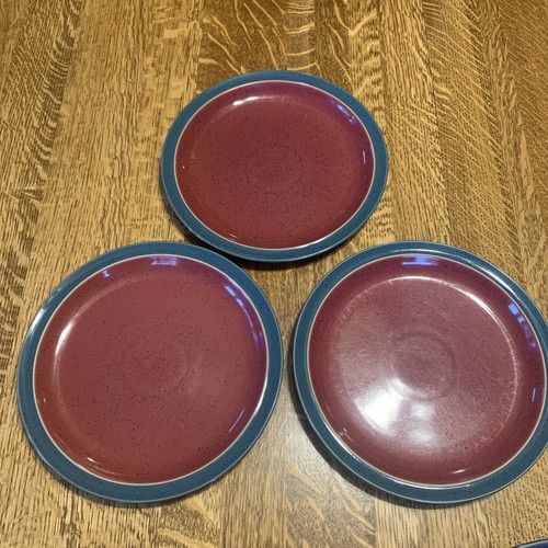 Denby harlequin dinner plates - denby,