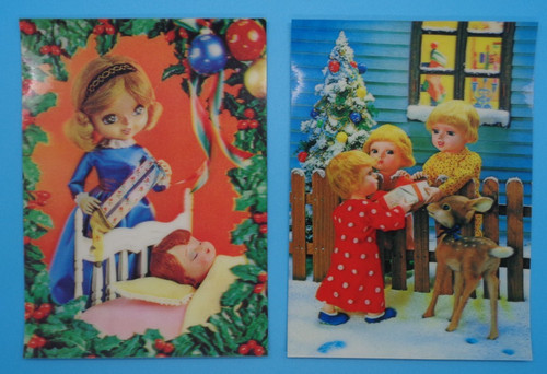 Vintage lenticular - vintage, 3d