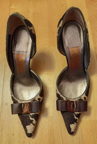 Ferragamo womens orsay bow - womens,