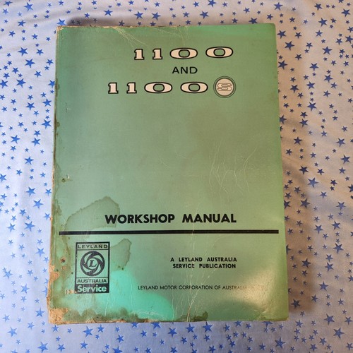 1100 and 1100s - workshop, manual