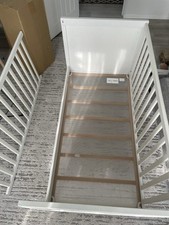 SUNDVIKCot, white, 70x140 cm Baby Cot Bed with Mattress