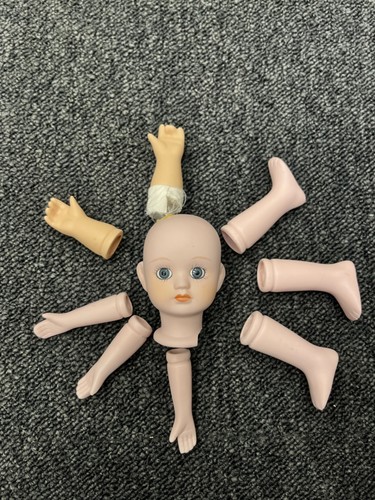 Vintage porcelain doll parts - vintage,
