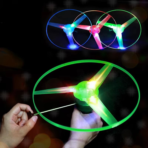 Led flying disc - flying, propeller