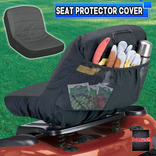 Riding lawn mower seat - mower, cover