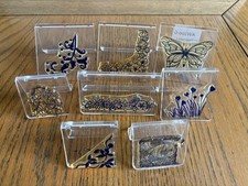 8 Clarity stamps on mounts