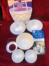 Vintage Silverwood Christmas  Pudding Basins Missing Base + Bowl Mason Cash  36