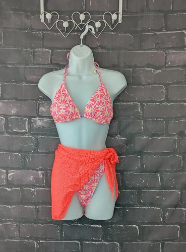 Bikini sarong outfit orange - sarong,