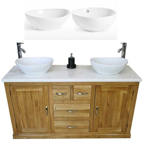 Bathroom double vanity unit - bathroom,
