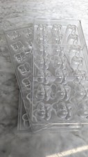 Bulk pack of 3 polycarbonate chocolate moulds. Pavoni Innovation PC12
