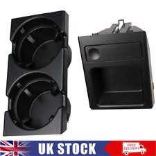 For BMW E46 323 325 328 330 Black Center Console Cup Holder Coin storage tray