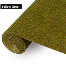 1pc 0.4mX1m Grass Mat Yellow