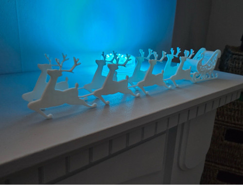 Santa sleigh without led - sleigh,