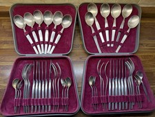 Soviet Nickel Silver MHU Table Cutlery Set 48 (24 x 2) pieces