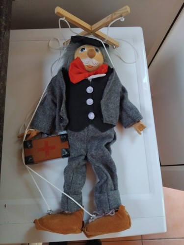 Vintage marionette string - marionette,