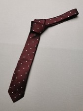 PAUL SMITH The Stars Skinny 100% Silk Tie (BNWT) Variations On Red Made In Italy