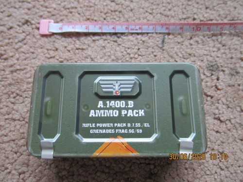 Ammo box tin metal - ammo, ammunition
