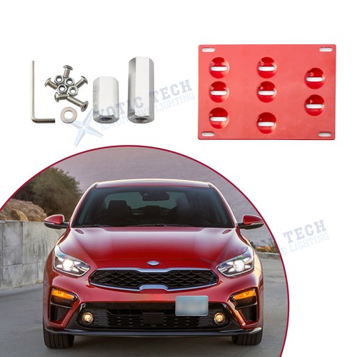 Red front bumper - front, hook