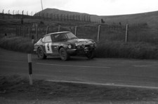 Datsun 240Z Motor Racing 1972 Rally Car Historic Old Photo 1
