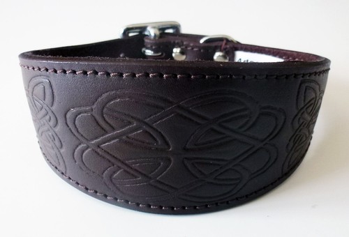 Brown celtic design leather - celtic,