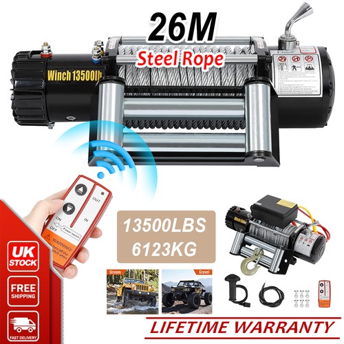 Heavy duty electric - winch, 12v
