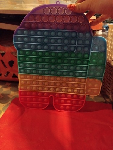 Silicone multy coloured - coloured, big